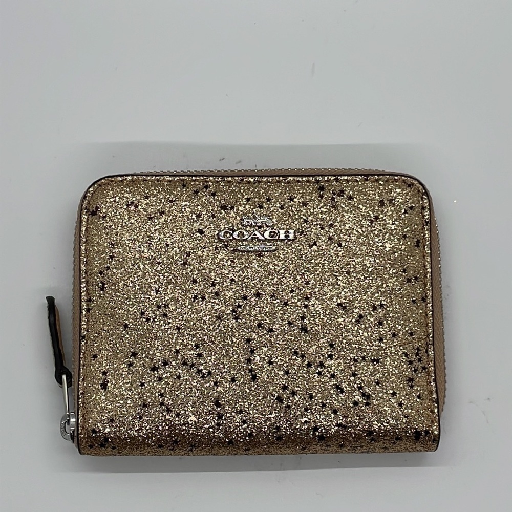 NWT Coach Glitter Collection zippered wallet